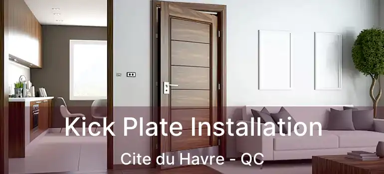  Kick Plate Installation Cite du Havre - QC