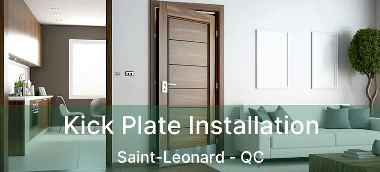  Kick Plate Installation Saint-Leonard - QC