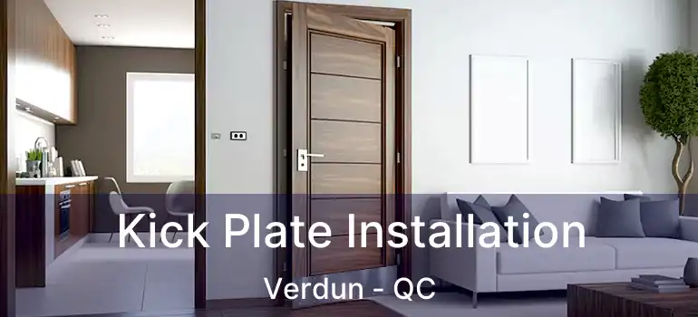  Kick Plate Installation Verdun - QC