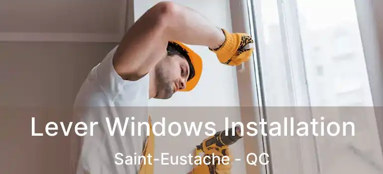  Lever Windows Installation Saint-Eustache - QC