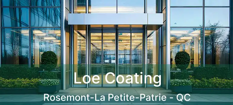  Loe Coating Rosemont-La Petite-Patrie - QC