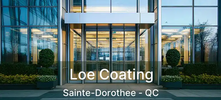  Loe Coating Sainte-Dorothee - QC