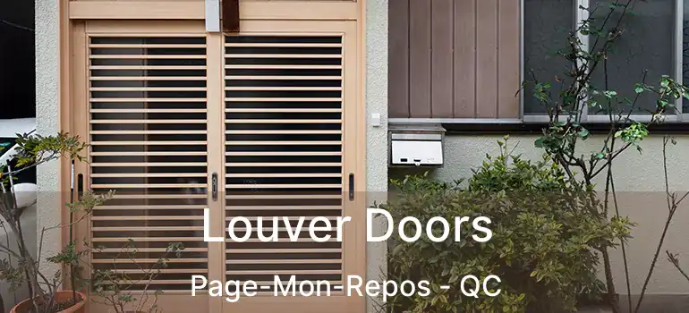  Louver Doors Page-Mon-Repos - QC
