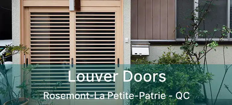  Louver Doors Rosemont-La Petite-Patrie - QC