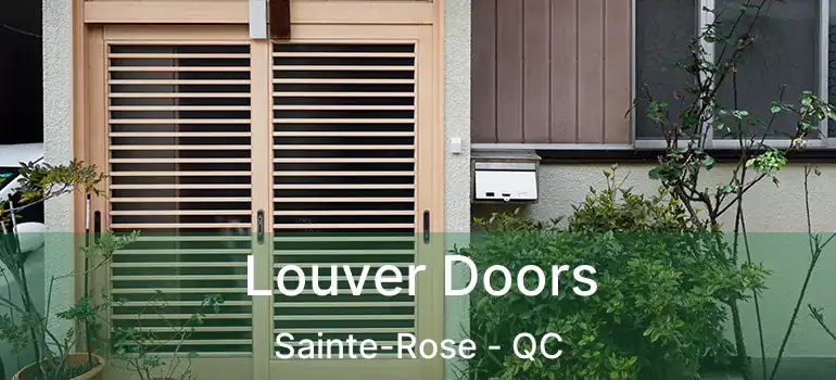  Louver Doors Sainte-Rose - QC
