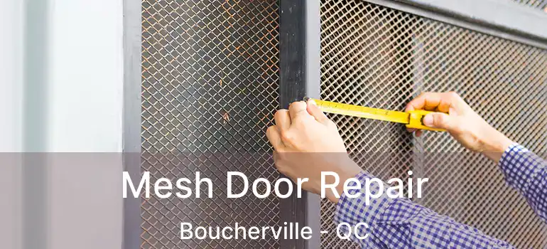  Mesh Door Repair Boucherville - QC