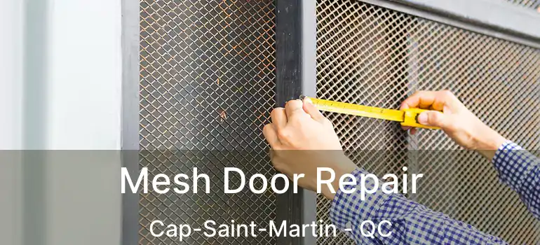  Mesh Door Repair Cap-Saint-Martin - QC