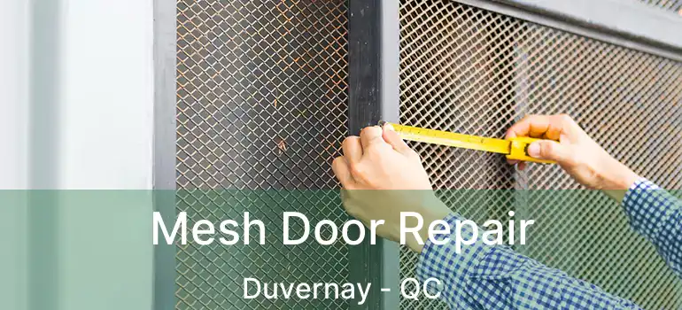  Mesh Door Repair Duvernay - QC