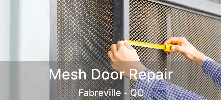  Mesh Door Repair Fabreville - QC