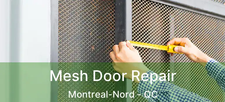  Mesh Door Repair Montreal-Nord - QC