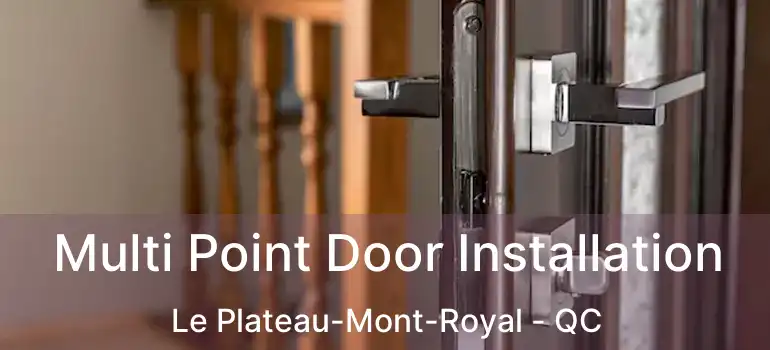  Multi Point Door Installation Le Plateau-Mont-Royal - QC
