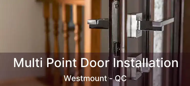  Multi Point Door Installation Westmount - QC
