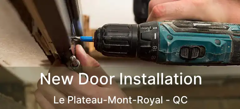  New Door Installation Le Plateau-Mont-Royal - QC