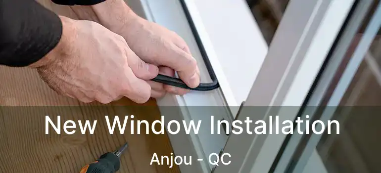  New Window Installation Anjou - QC