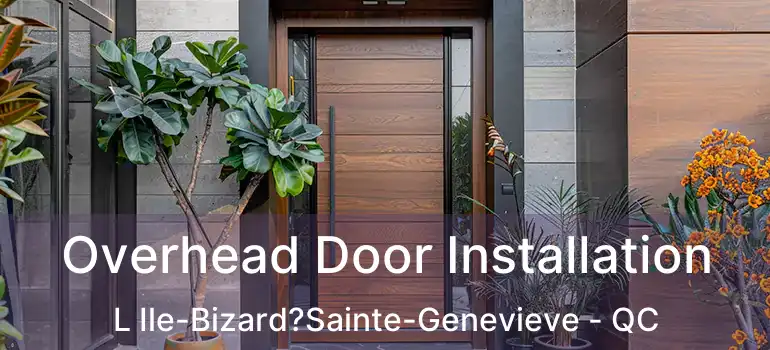  Overhead Door Installation L Ile-Bizard?Sainte-Genevieve - QC