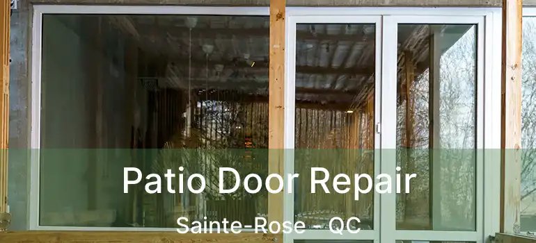  Patio Door Repair Sainte-Rose - QC