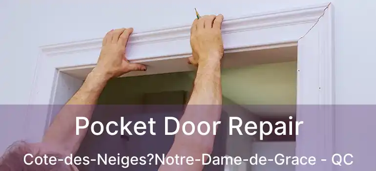  Pocket Door Repair Cote-des-Neiges?Notre-Dame-de-Grace - QC