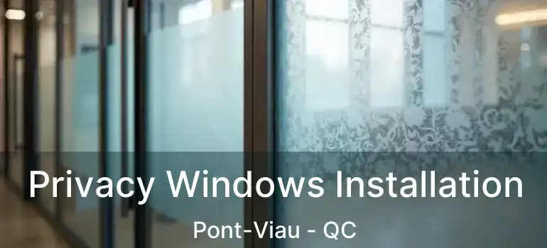 Privacy Windows Installation Pont-Viau - QC