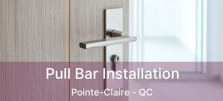  Pull Bar Installation Pointe-Claire - QC