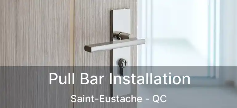  Pull Bar Installation Saint-Eustache - QC