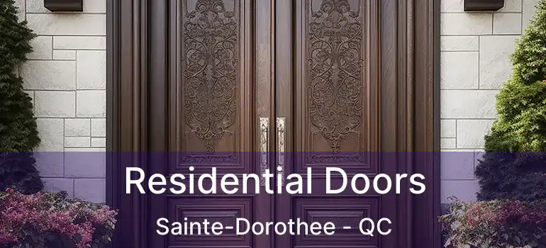  Residential Doors Sainte-Dorothee - QC