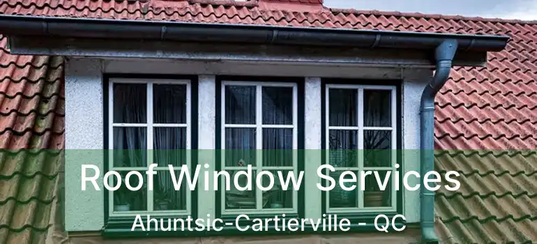  Roof Window Services Ahuntsic-Cartierville - QC