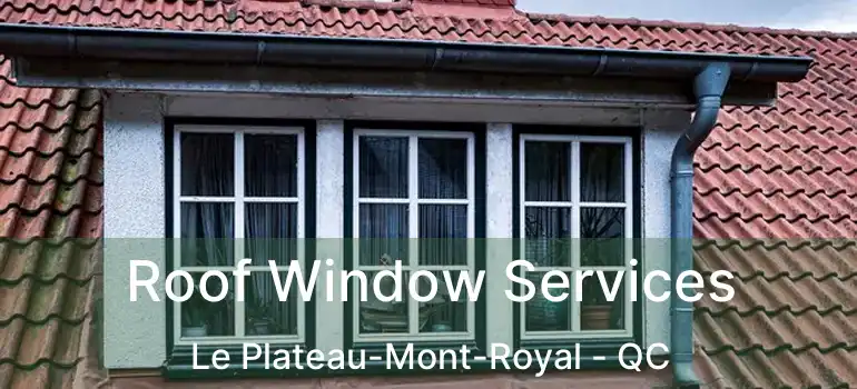  Roof Window Services Le Plateau-Mont-Royal - QC