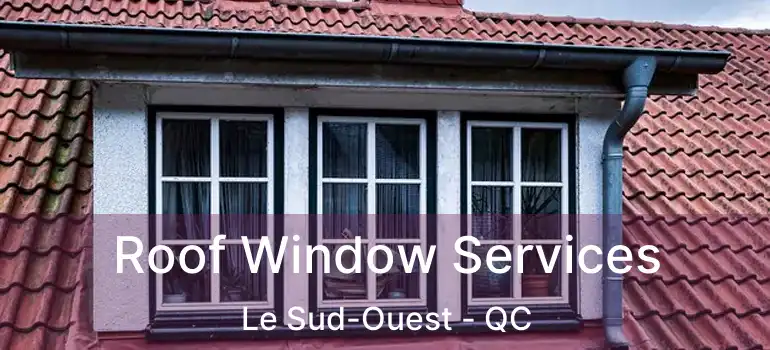  Roof Window Services Le Sud-Ouest - QC