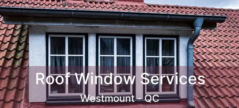  Roof Window Services Westmount - QC