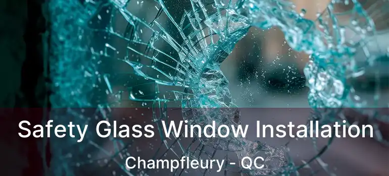  Safety Glass Window Installation Champfleury - QC