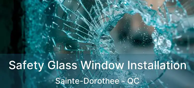  Safety Glass Window Installation Sainte-Dorothee - QC