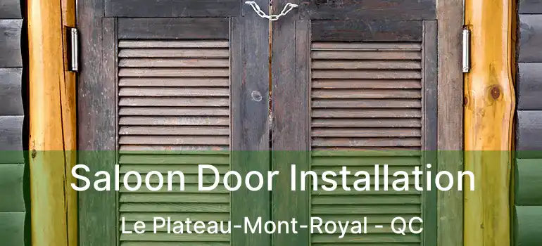  Saloon Door Installation Le Plateau-Mont-Royal - QC