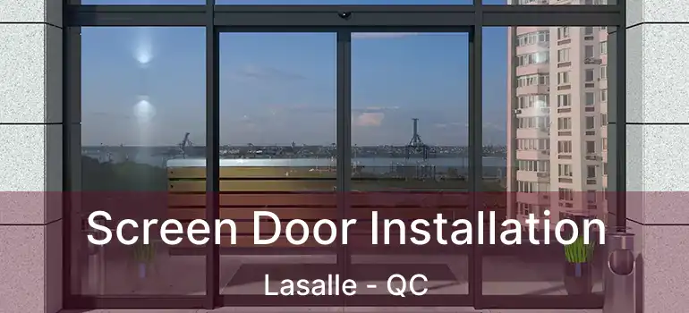  Screen Door Installation Lasalle - QC