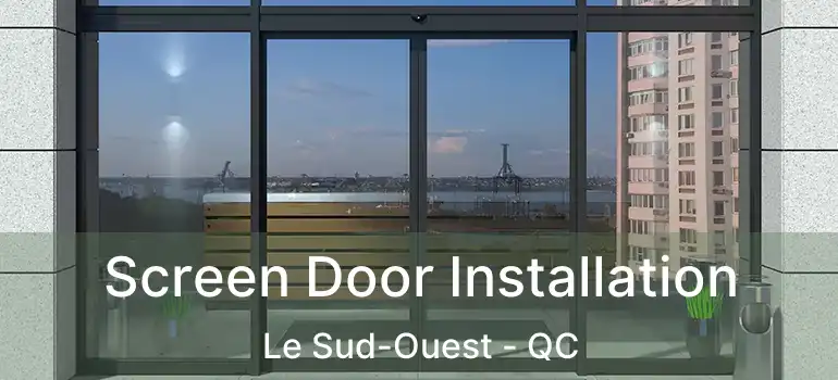  Screen Door Installation Le Sud-Ouest - QC