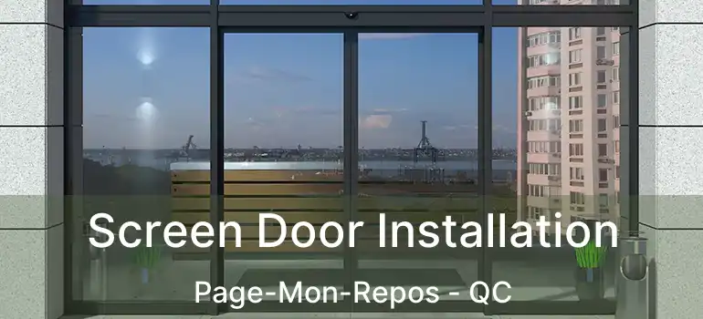  Screen Door Installation Page-Mon-Repos - QC