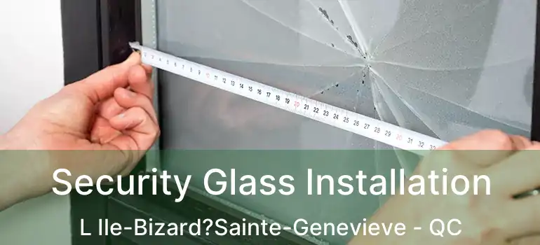  Security Glass Installation L Ile-Bizard?Sainte-Genevieve - QC