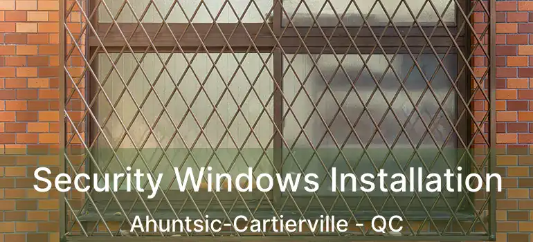  Security Windows Installation Ahuntsic-Cartierville - QC