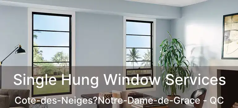 Single Hung Window Services Cote-des-Neiges?Notre-Dame-de-Grace - QC