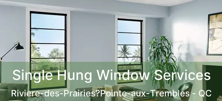  Single Hung Window Services Riviere-des-Prairies?Pointe-aux-Trembles - QC