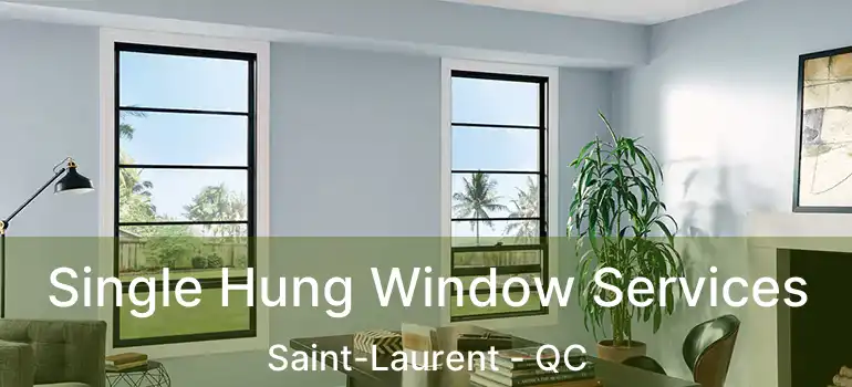  Single Hung Window Services Saint-Laurent - QC
