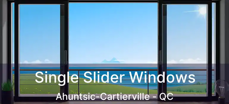  Single Slider Windows Ahuntsic-Cartierville - QC