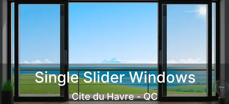  Single Slider Windows Cite du Havre - QC