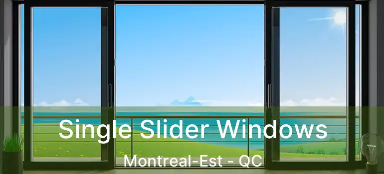  Single Slider Windows Montreal-Est - QC