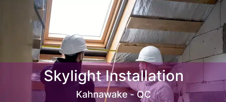  Skylight Installation Kahnawake - QC