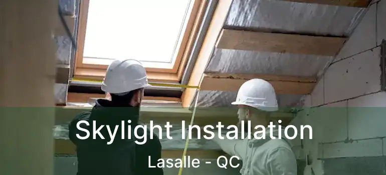  Skylight Installation Lasalle - QC