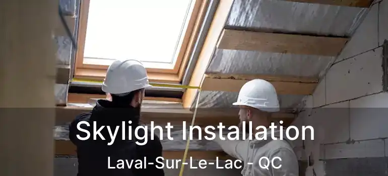  Skylight Installation Laval-Sur-Le-Lac - QC