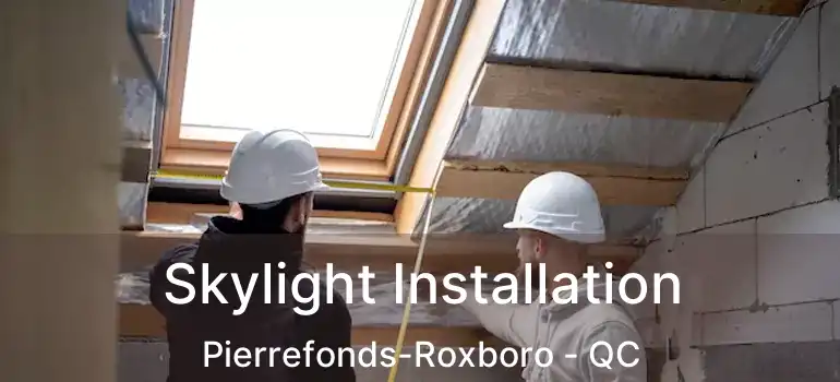  Skylight Installation Pierrefonds-Roxboro - QC