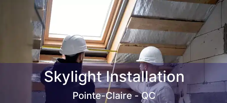  Skylight Installation Pointe-Claire - QC