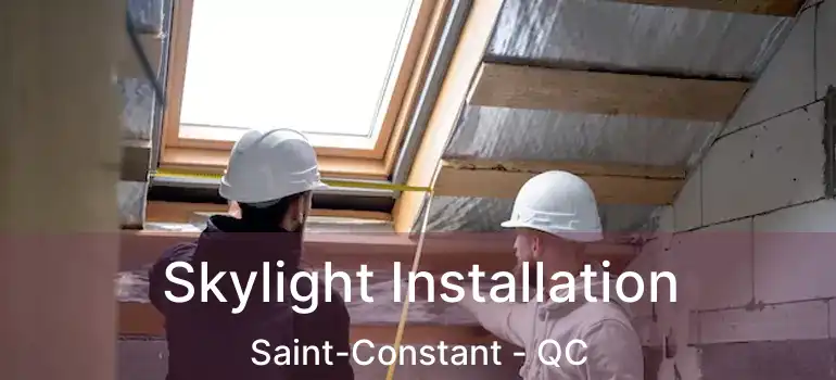  Skylight Installation Saint-Constant - QC