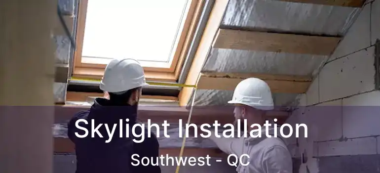  Skylight Installation Southwest - QC